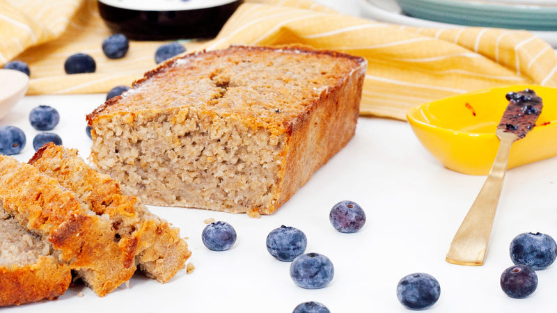 Pain aux bananes à la confiture de myrtilles Récolte