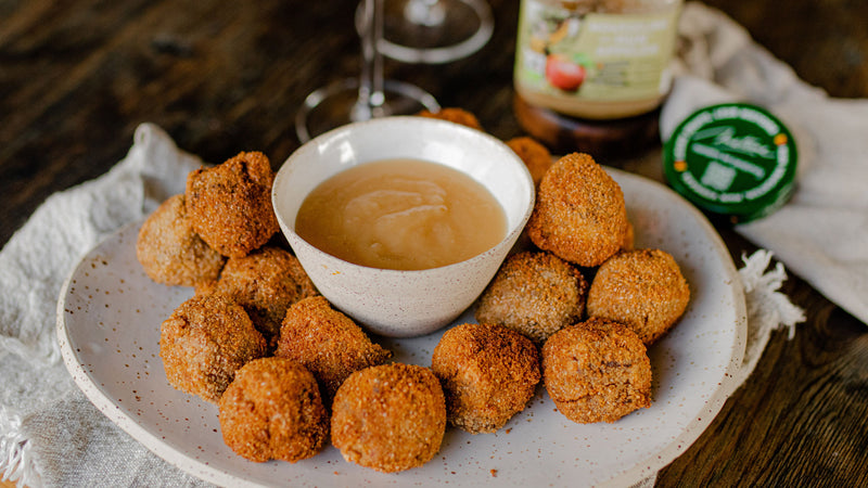 Croquette de carbonnade et mousseline de pommes De leurs fruits