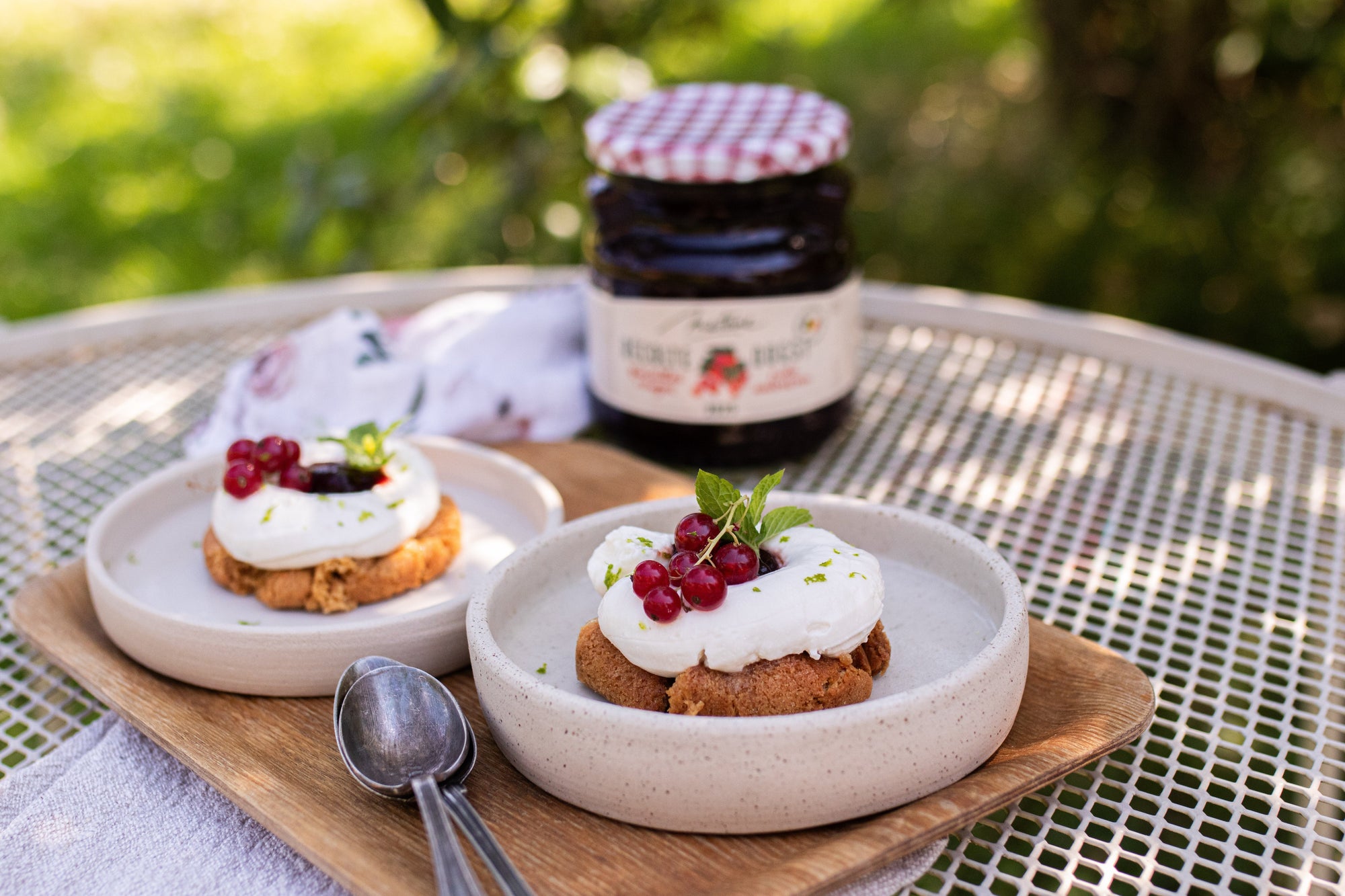 Cheesecake express aux groseilles