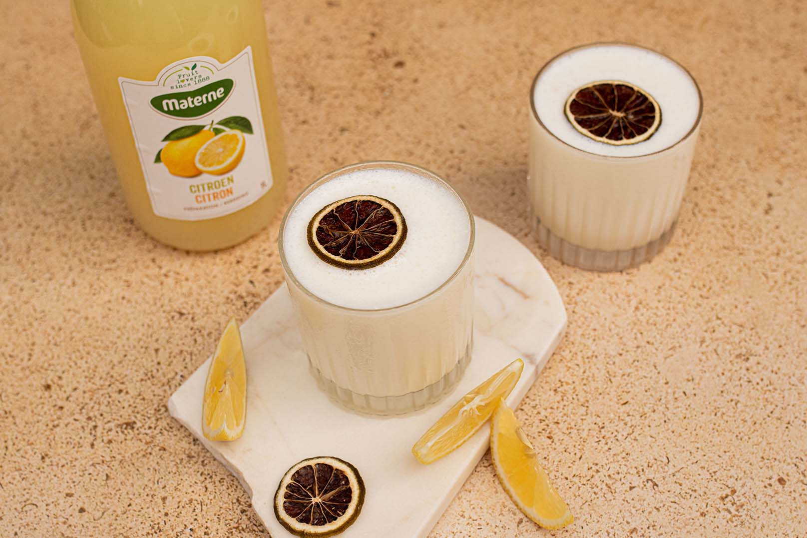 Creamy frozen limonade