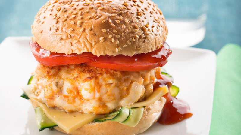 Mon burger de poisson favori à la sauce d’abricots