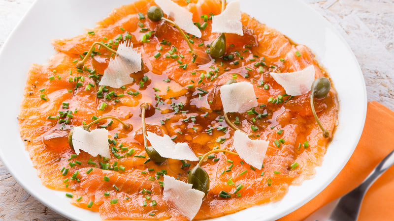 Carpaccio de saumon