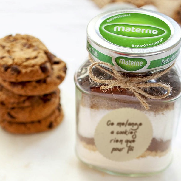 Recyclez votre pot Materne en mélange à cookie