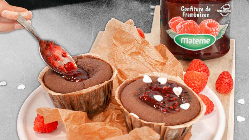 Moelleux à la confiture de Framboises