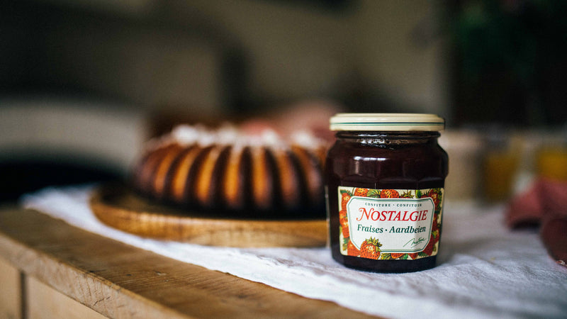Cake à la coco et confiture Nostalgie fraise