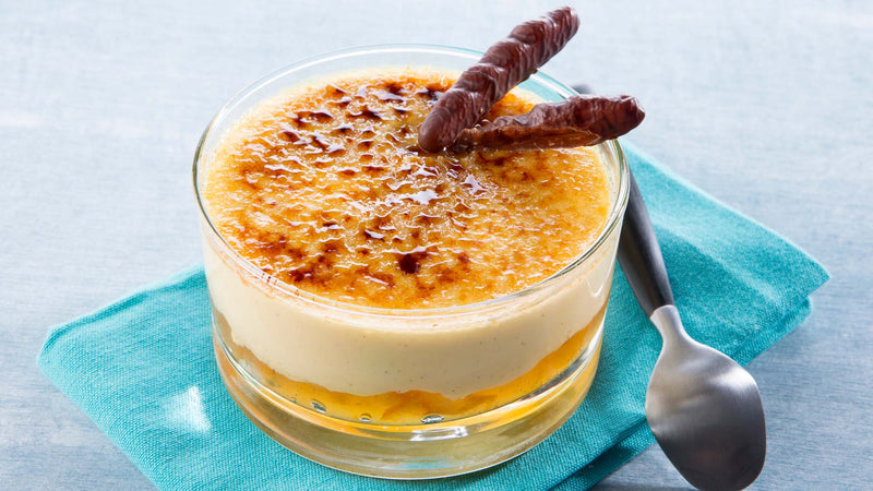Crème brûlée à l’orange