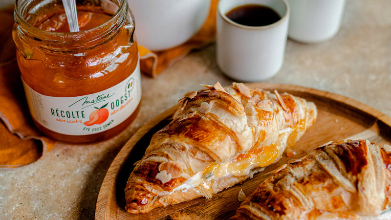 Croissant fourré à la ricotta et confiture d’abricots Récolte