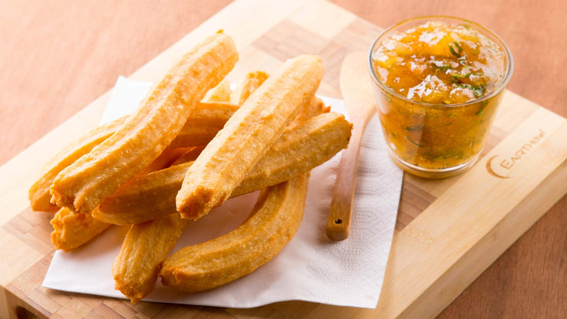 Churros à la sauce ananas