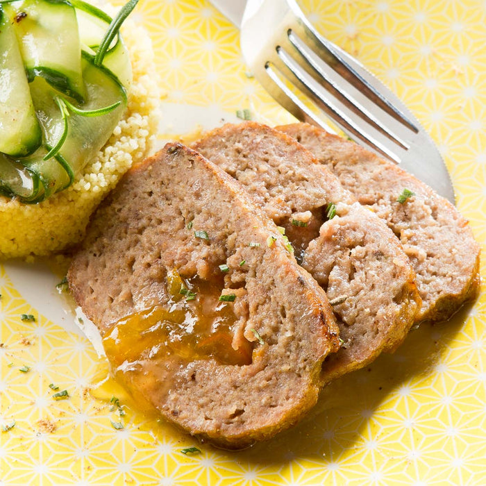 Pain de viande à la marmelade d’oranges de Séville