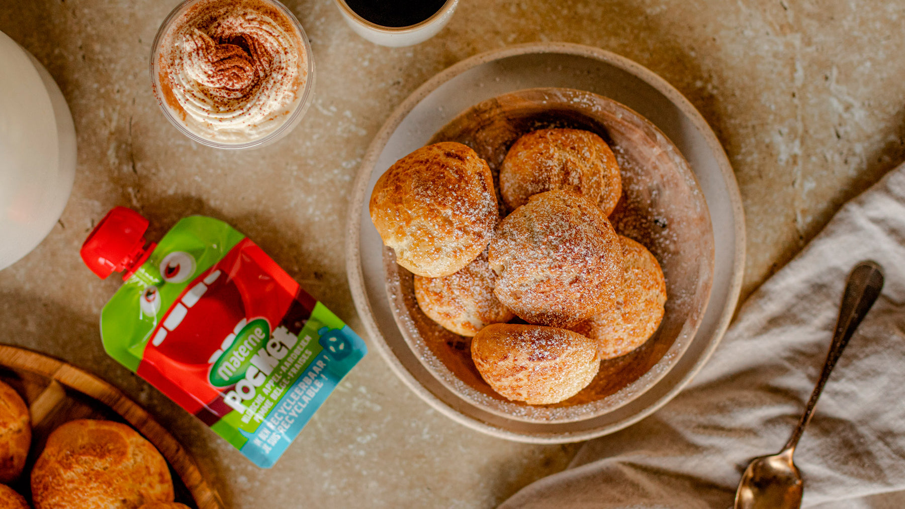 Petits choux fourrés au Materne Pocket