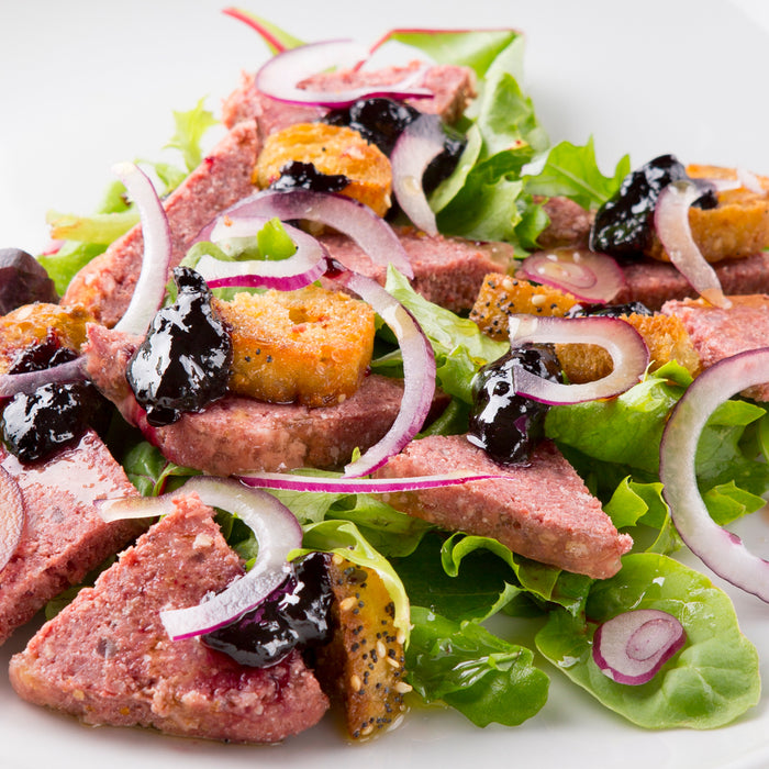 Savoureuse salade au corned-beef