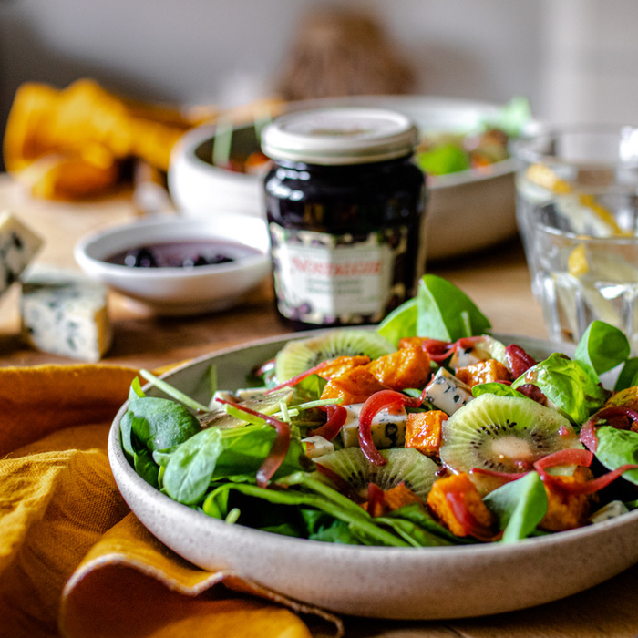 Salade gourmande à la confiture de cerises Nostalgie