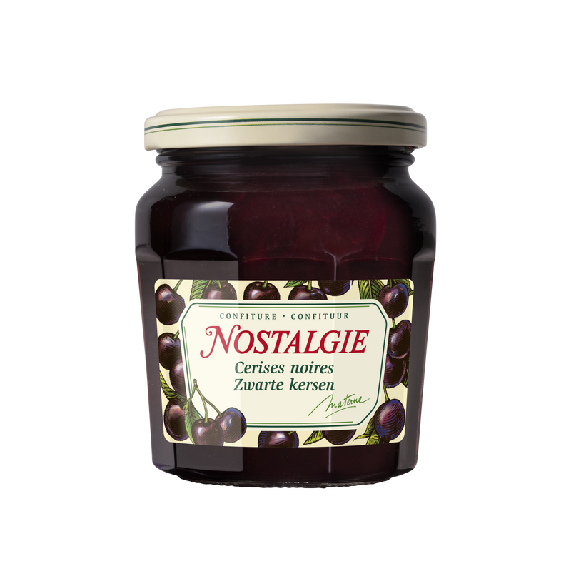 Confituur Nostalgie<br>Zwarte kersen