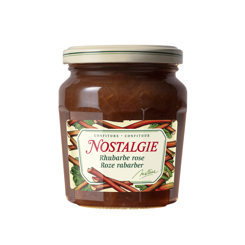 Confituur Nostalgie<br>Roze rabarber