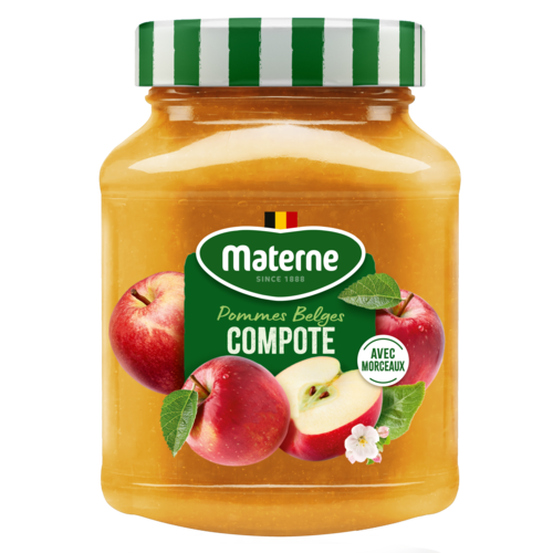 Compote Materne<br>Belgische appels in stukjes