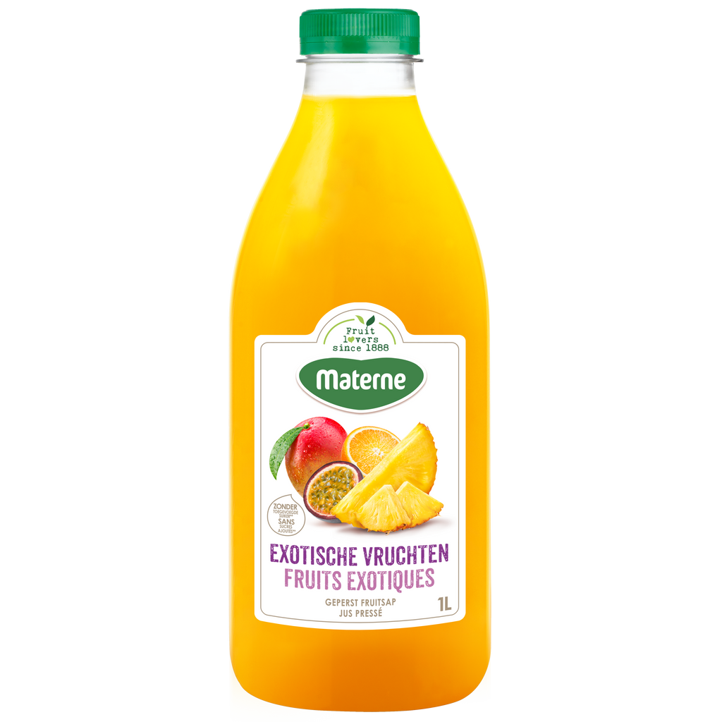 Jus de fruits exotiques pressés