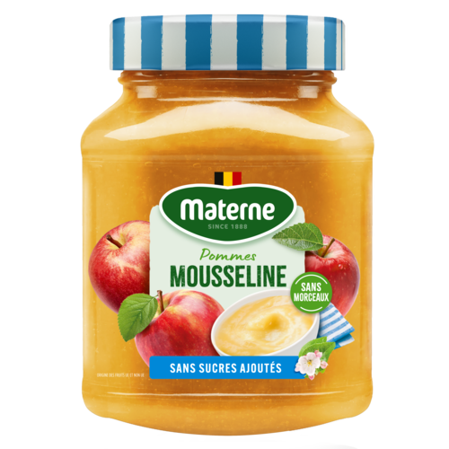 Mousseline Materne<br>zonder toegevoegde suikers