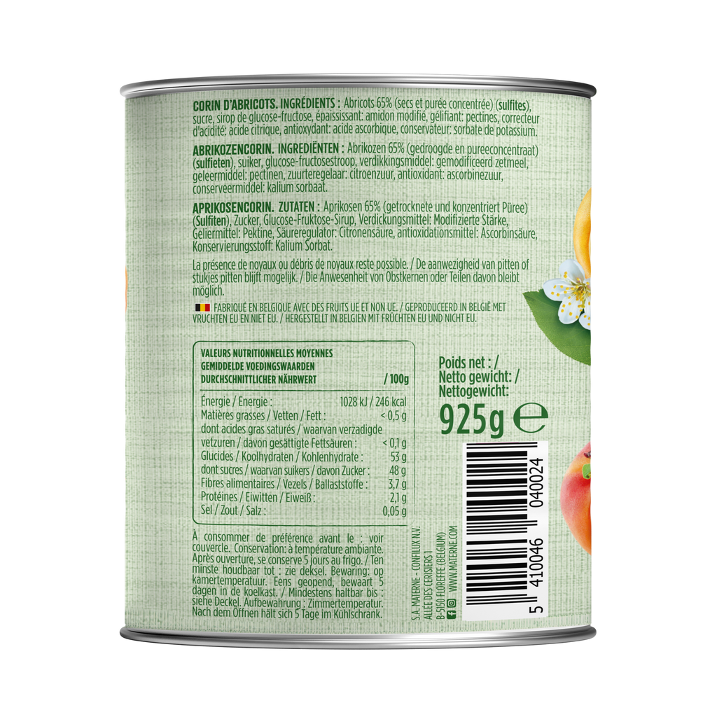 Corin - Abrikozen<br>Materne