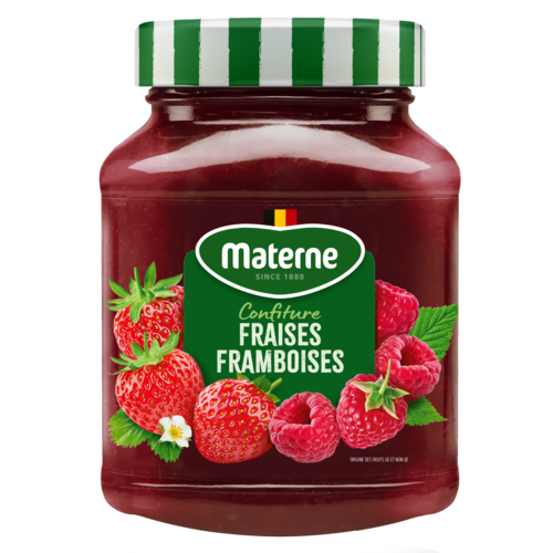 Confiture Materne<br>Fraises-Framboises