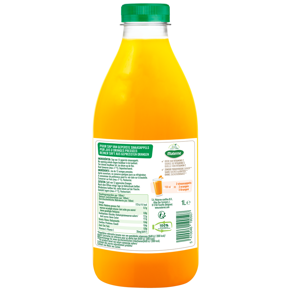 Jus d'orange pressée
