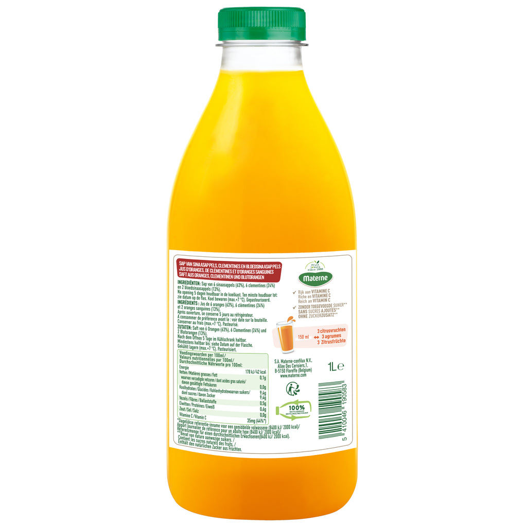 Jus de 3 agrumes pressés - DLC 21/11/25