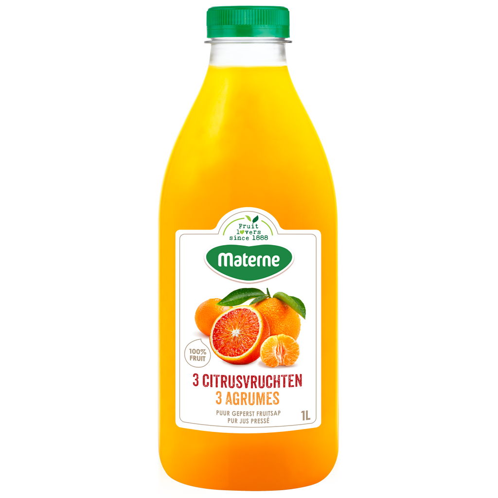 Jus de 3 agrumes pressés - DLC 21/11/25