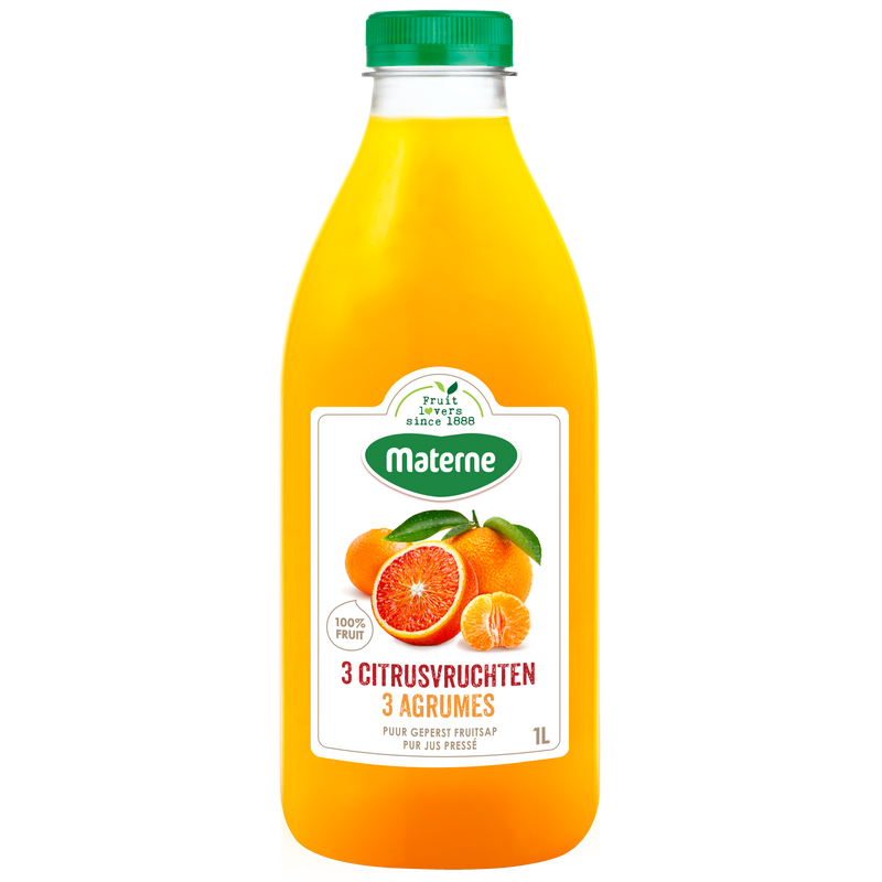 Jus de 3 agrumes pressés - DLC 21/11/25