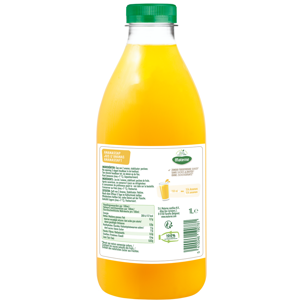 Jus d'ananas pressé