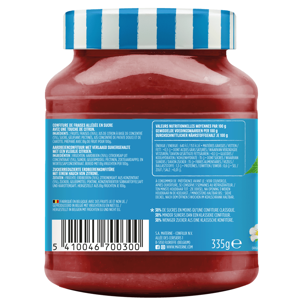 Fruits à tartiner Materne<br>Fraise