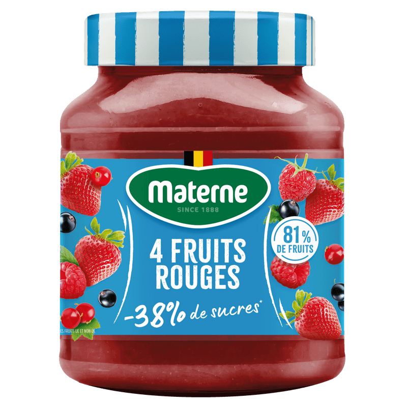 Fruits à tartiner Materne<br>4 fruits rouges