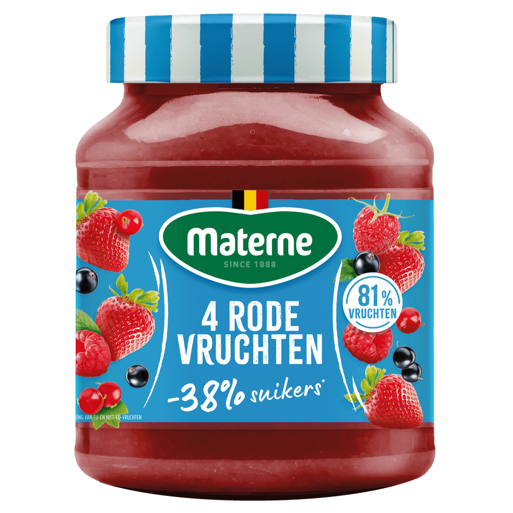 Fruits à tartiner Materne<br>4 fruits rouges