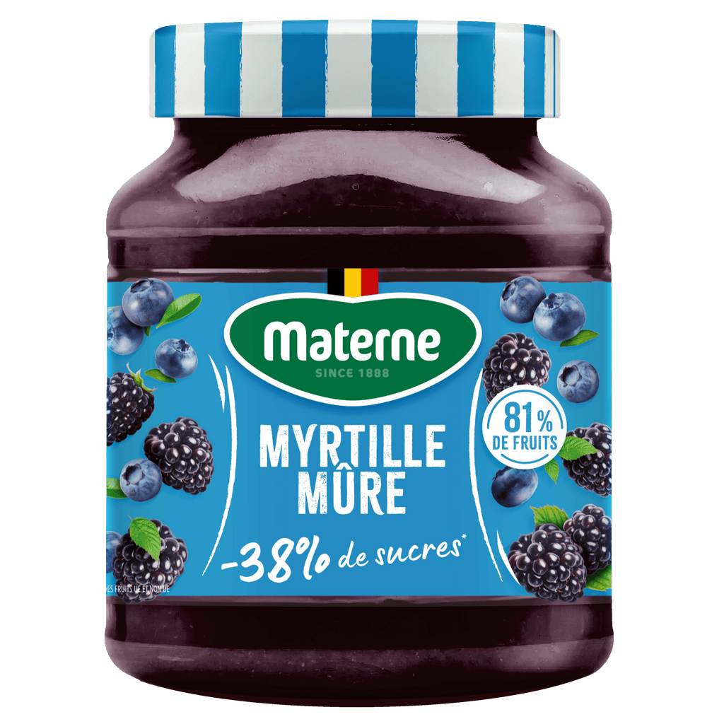 Fruits à tartiner Materne<br>Myrtille-Mûre