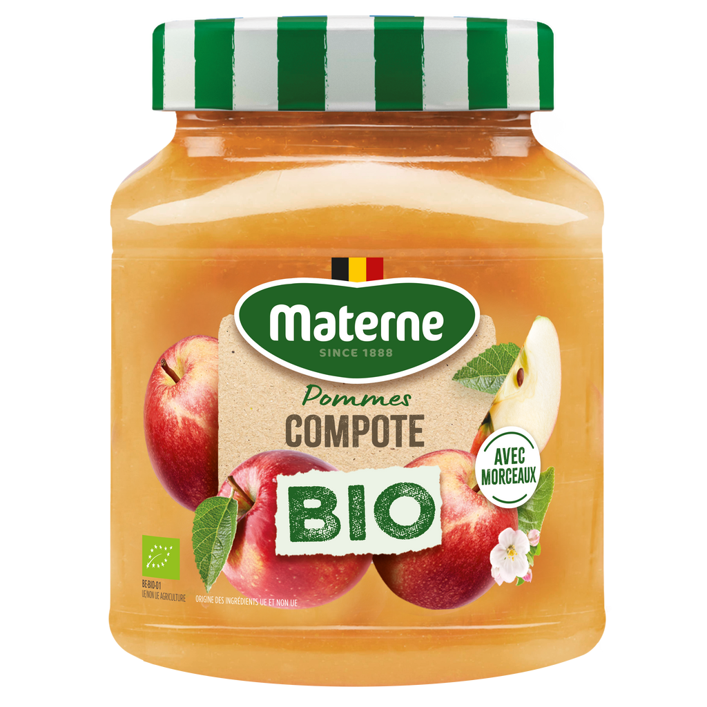 Compote Materne BIO<br>Belgische appels