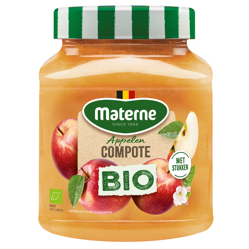 Compote Materne BIO<br>Belgische appels