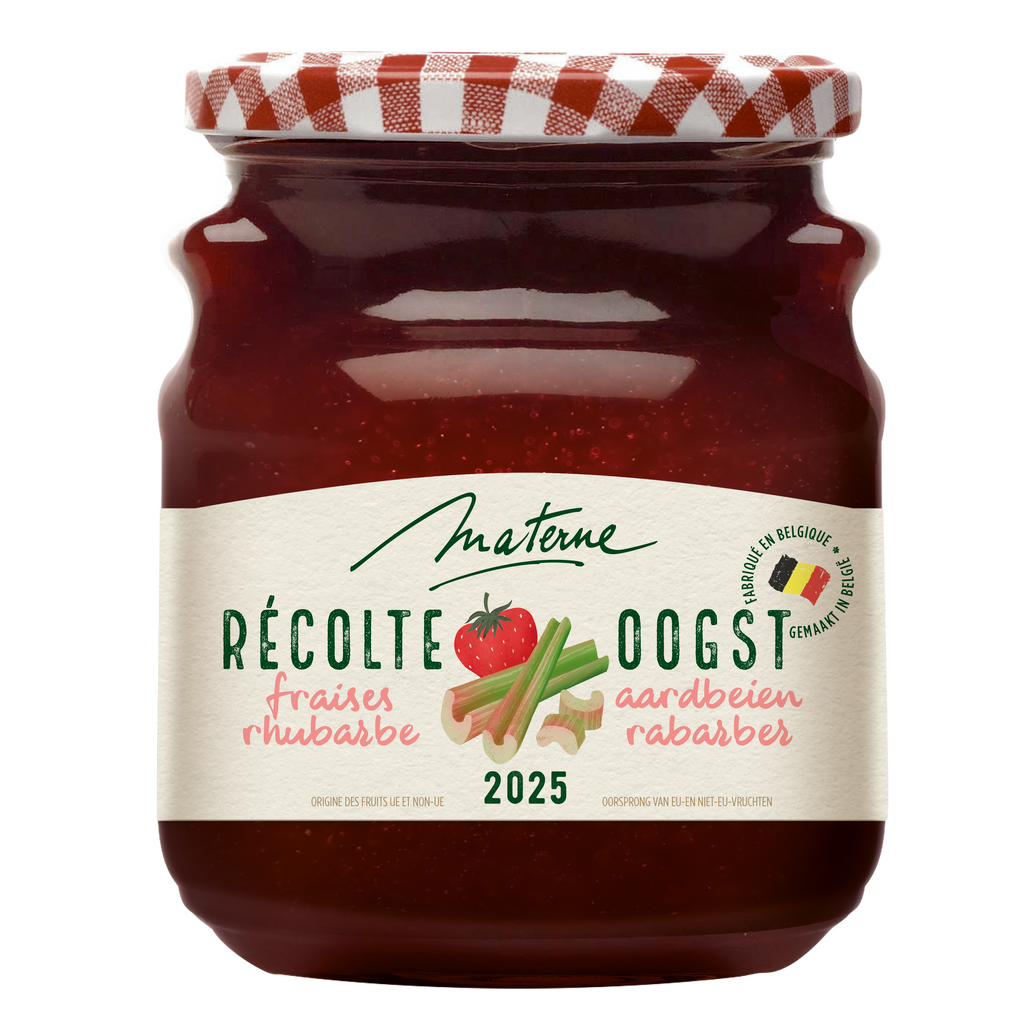 Confituur Oogst<br>Aardbeien - Rabarber