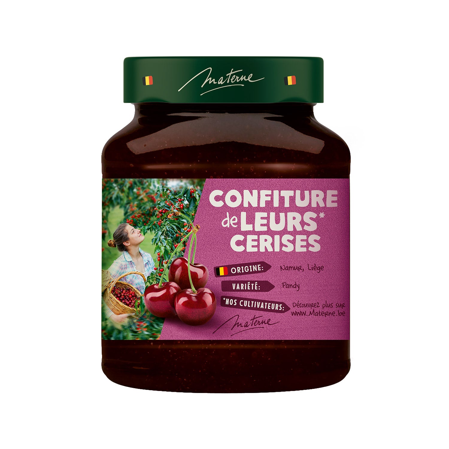 Confiture de leurs fruits<br>Cerises