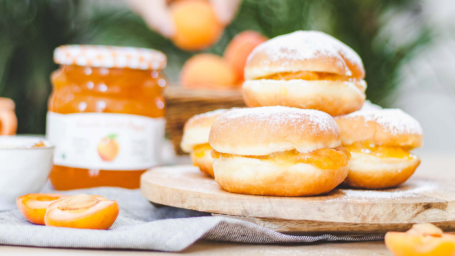 Boules de Berlin à la confiture d’abricots Récolte