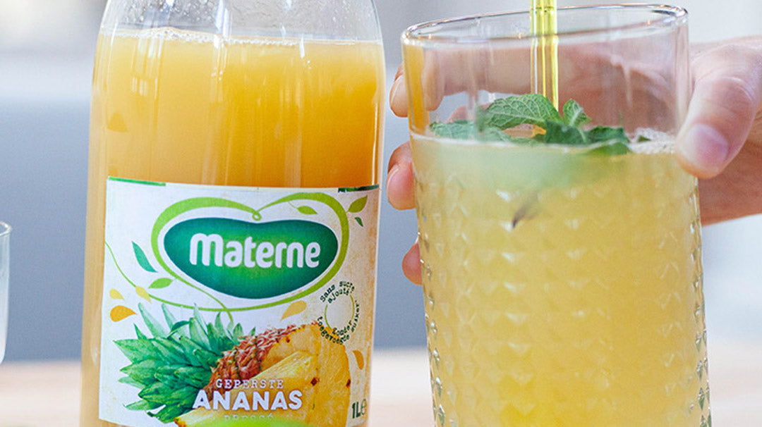 Délicieux mocktail Materne au jus d’ananas