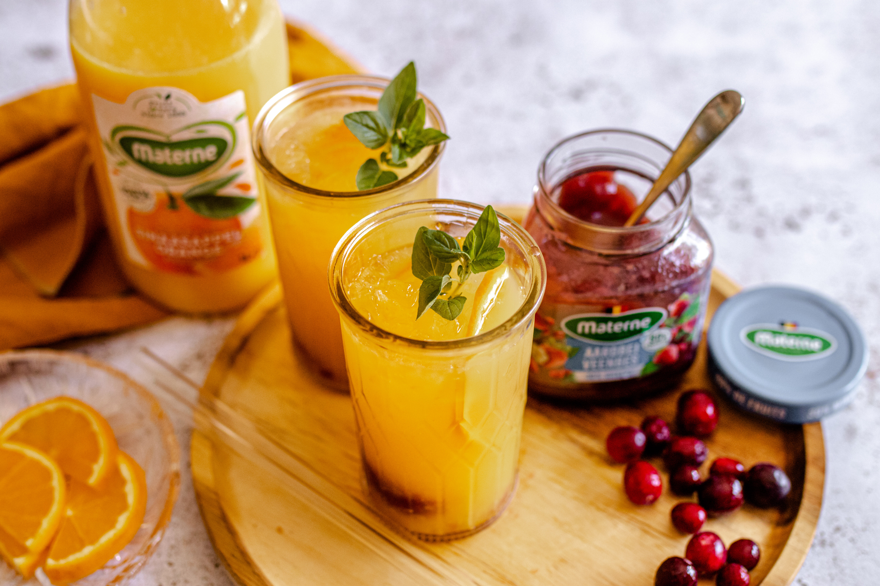 mocktail-jus-orange-materne-confiture-allégée-fraises-cranberry