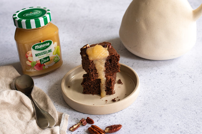 Gâteau au chocolat à la compote Duo