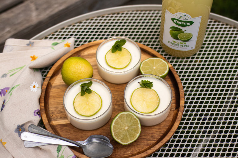 Lemon Posset au jus de citron vert