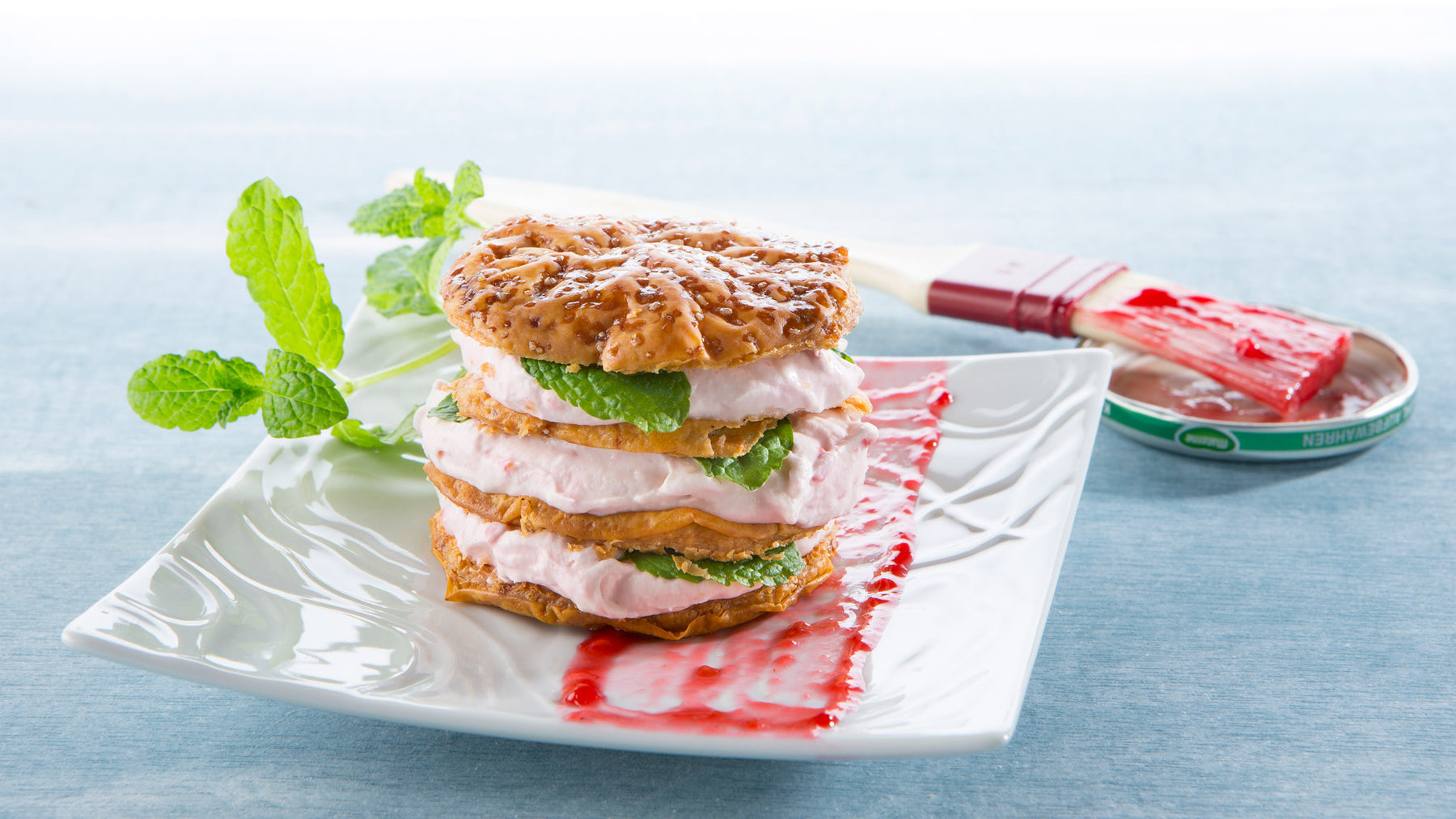 Mille feuilles à la framboise