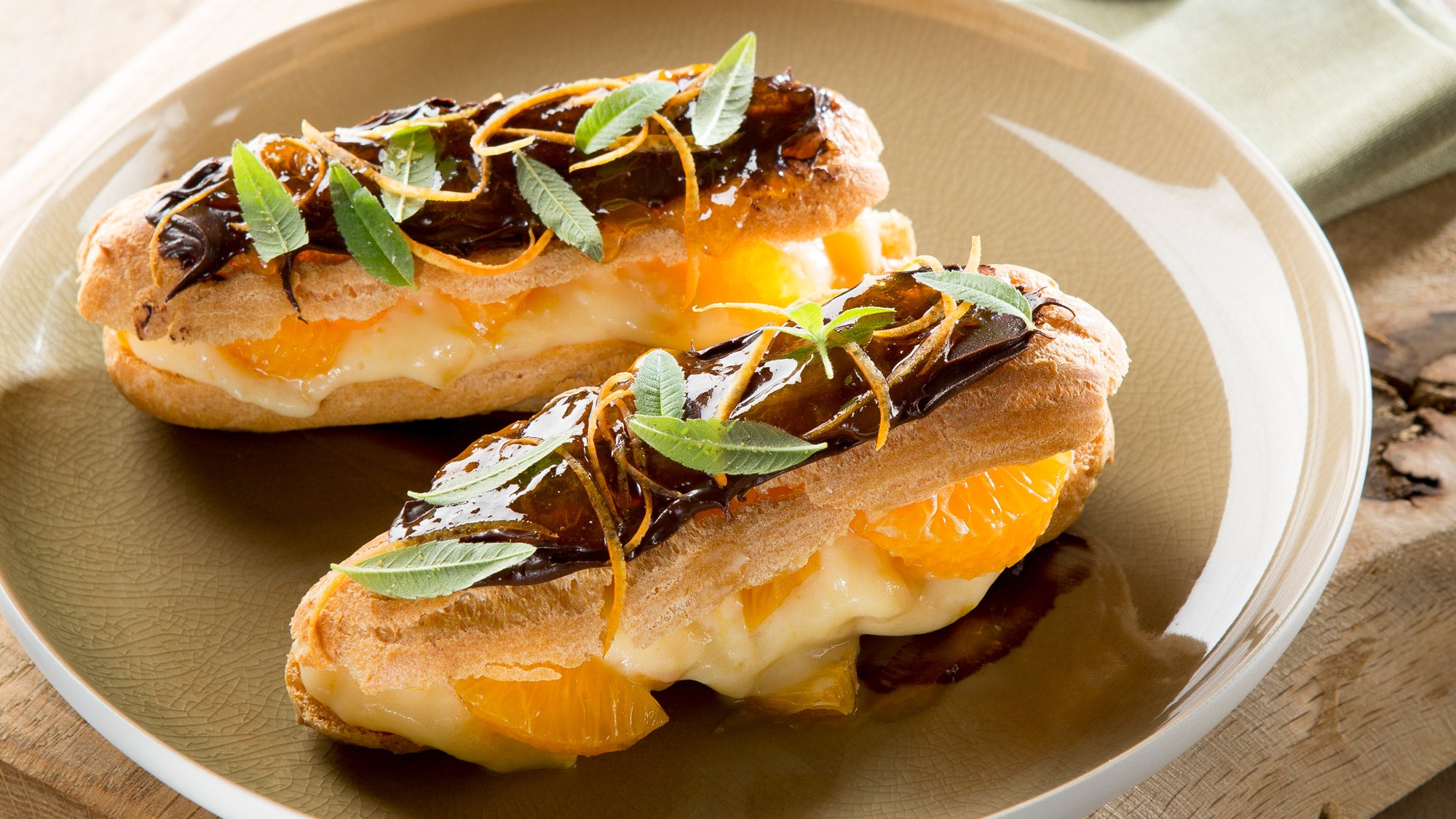Eclair à l'orange