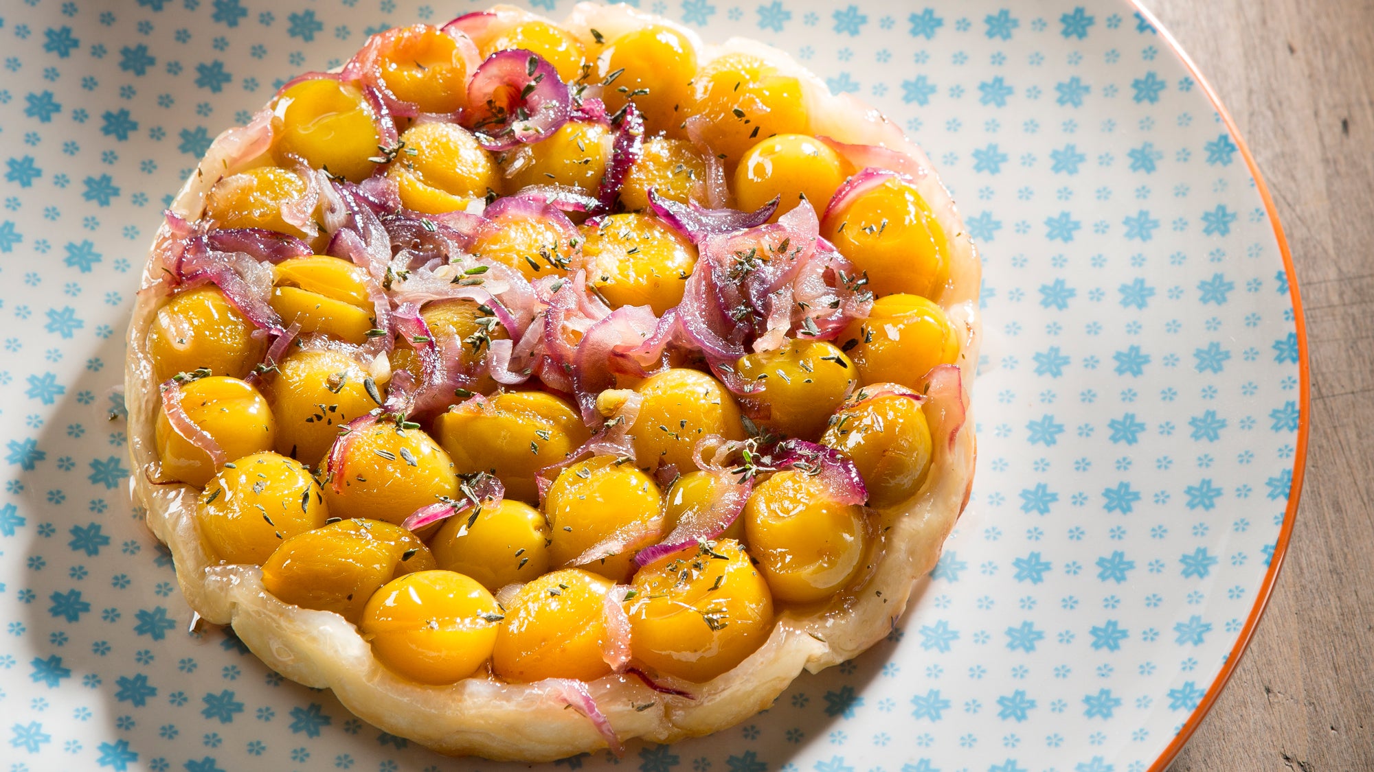 Tarte tatin aux mirabelles