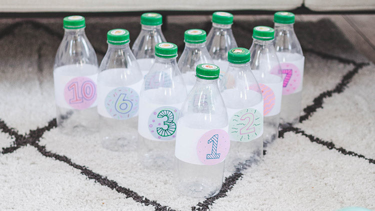 Transformez vos bouteilles en plastique Materne en jeu de quilles !