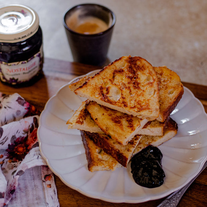 Pain perdu à la confiture Nostalgie myrtille