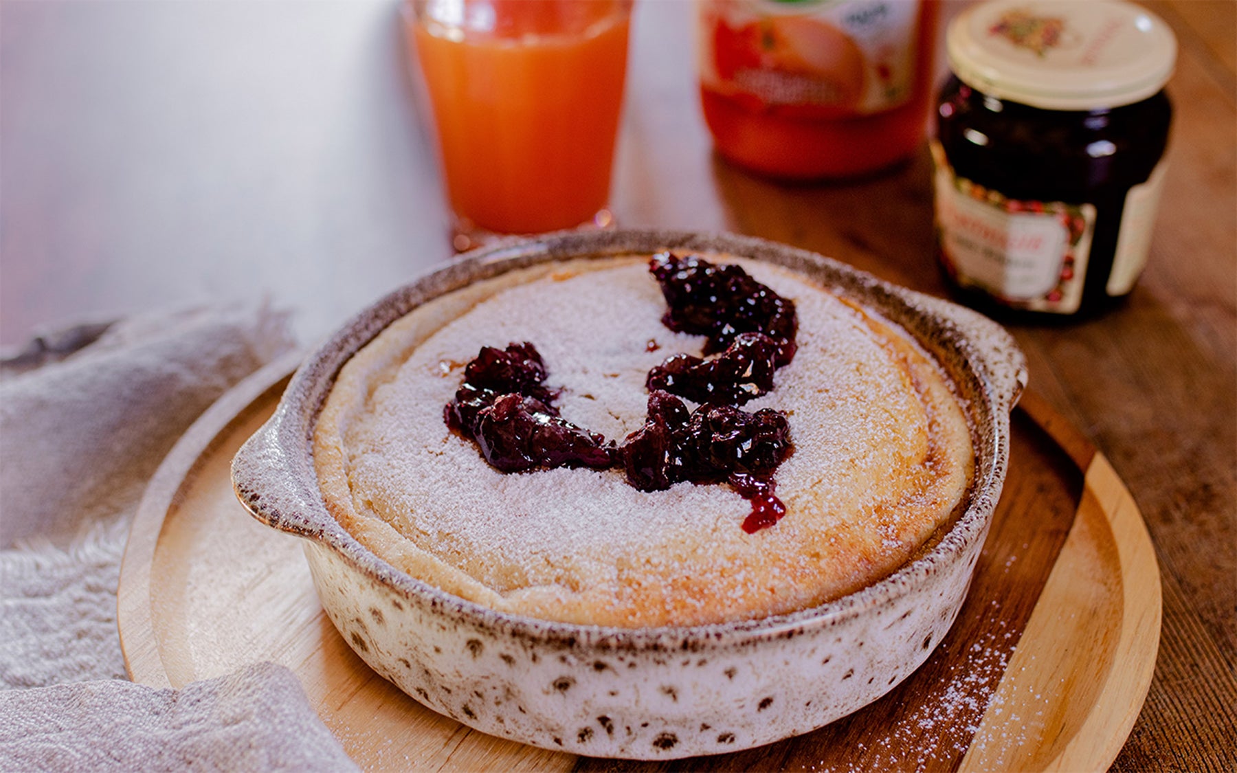 Clafoutis à la confiture de Griottes Nostalgie