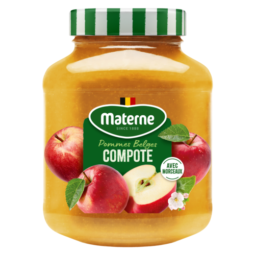 Compote Materne<br>Belgische appels in stukjes