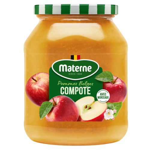 Compote Materne<br>Pommes belges en morceaux