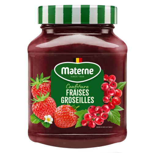 Confiture Materne<br>Fraises - Groseilles Rouges